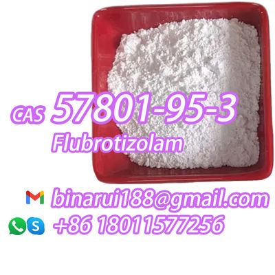 فلبروتيزولام CAS 57801-95-3 6H-ثيينو[3,2-f][1،2،4] التريازول[4,3-a][1,4]ديازيبين، 2-برومو-4- ((2-فلوروفينيل) -9-ميثيل-