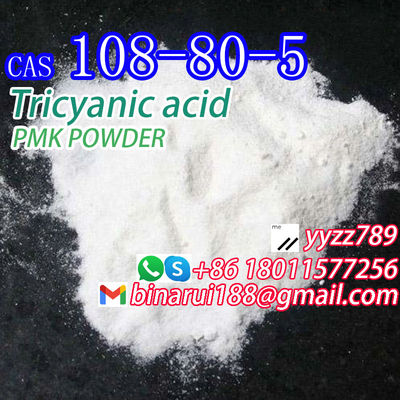 CAS 108-80-5 المواد المضافة التجميلية حمض التريسيانيك C3H3N3O3 حمض السيانوريك