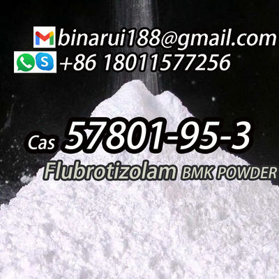 فلبروتيزولام مسحوق CAS 57801-95-3 2-برومو-4- ((2-فلوروفينيل) -9-ميثيل-6H-ثينو[3,2-ف]
