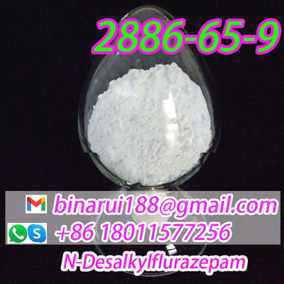 NORFLUDIAZEPAM CAS 2886-65-9 Dealkylflurazepam مع نقاء 99٪