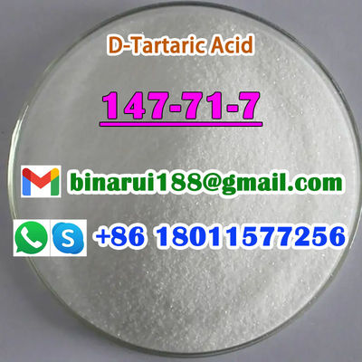 D-Tartaric Acid CAS 147-71-7 (2S,3S) D-Tartaric Acid الوسيط الكيميائي الدقيق الصف الغذائي