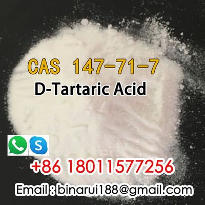 99٪ نقاء حمض D-tartaric CAS 147-71-7 التوليفات المواد الوسيطة