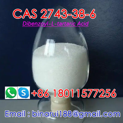 BMK Dibenzoyl-L-Tartaric Acid الوسطيات الكيميائية الدقيقة CAS 2743-38-6