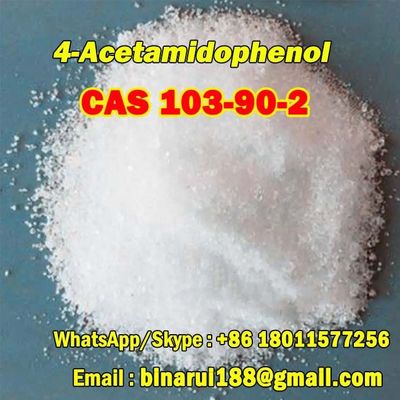 4- أسيتاميدوفينول CAS 103-90-2 4'- هيدروكسي أيسيتانيليد مسحوق أبيض