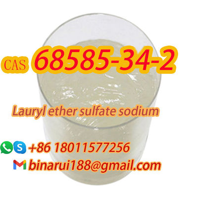 لوريل إيثير كبريتات الصوديوم (C10-C16) الكحول إثوكسيلات كبريتات الصوديوم الملح CAS 68585-34-2