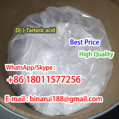 CAS 147-71-7 D-Tartaric acid C4H6O6 حمض التارتاريك