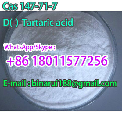 أكثر المنتجات مبيعاً CAS 147-71-7 D-Tartaric Acid C4H6O6
