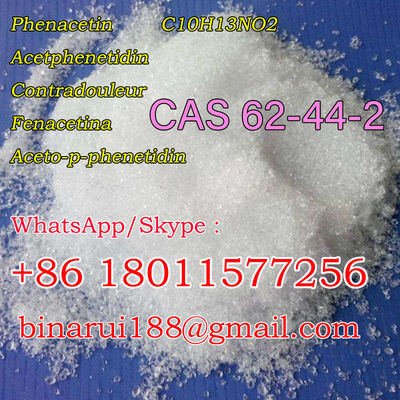 CAS 62-44-2 عينة متوفرة في المصنع إمدادات الفيناسيتين C10H13NO2 أكروسيدين