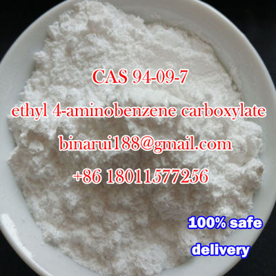 الكريستال الأبيض البنزوكاين / أمريكاين CAS 94-09-7 99٪ نقاء الوسطى الصيدلانية