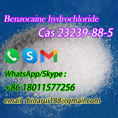 هيدروكلوريد البنزوكاين عالي النقاء / هيدروكلوريد إيثيل 4- أمينوبنزوايت CAS 23239-88-5
